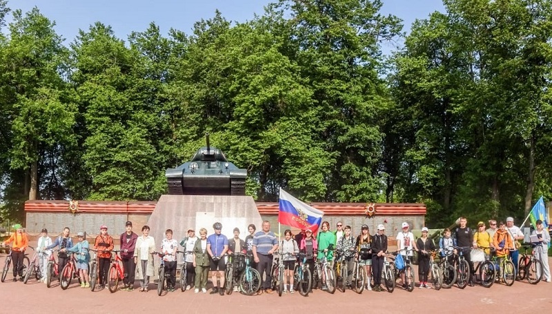 Велопробег, посвященный  международному дню защиты детей.